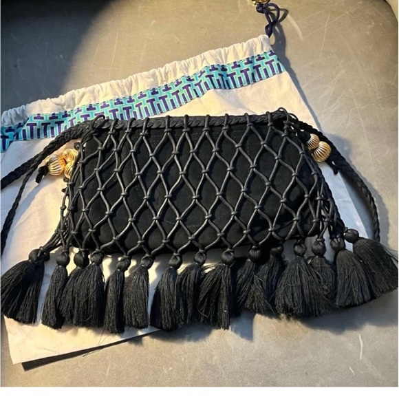 Tory Burch Black Tassel Women Bag - Picture 5 of 7